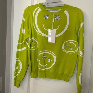 Muy Muy Rhinestone Accent Sweater